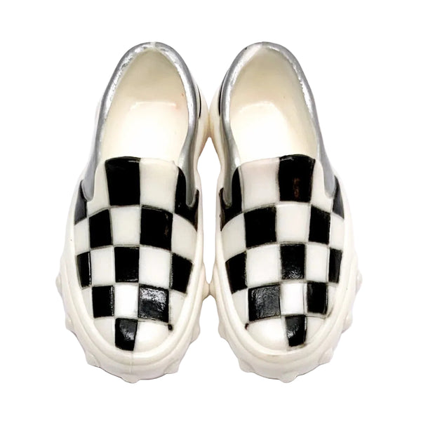 Monster High Deuce Gorgon 1st Wave Original Boy Doll Replacement White & Black Shoes