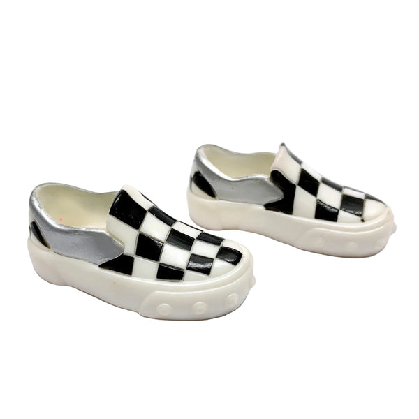 Monster High Deuce Gorgon 1st Wave Original Boy Doll Replacement White & Black Shoes