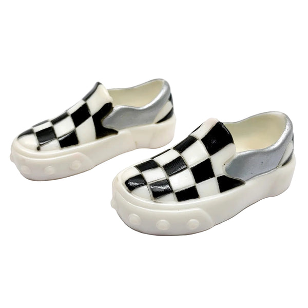 Monster High Deuce Gorgon 1st Wave Original Boy Doll Replacement White & Black Shoes