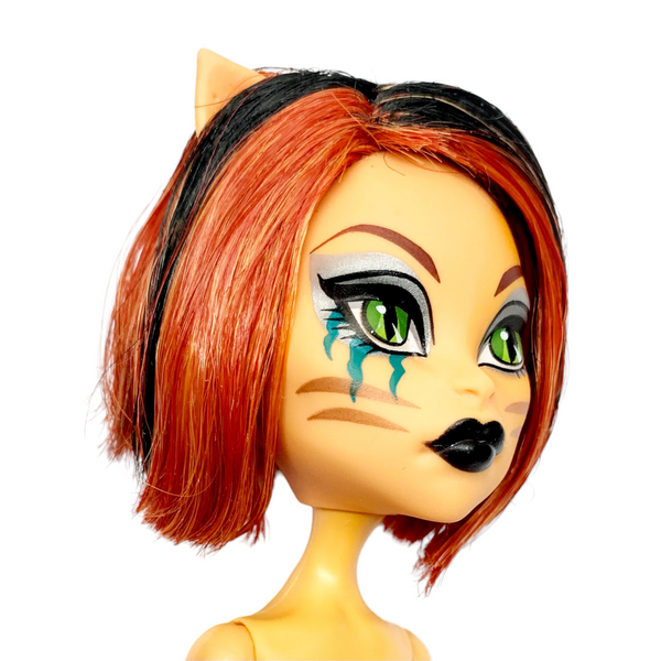 Monster High Fierce Rockers Replacement Toralei Stripe Doll Head & Body