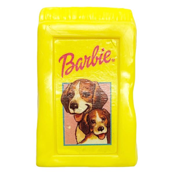 Mattel Barbie Doll Size Yellow Beagle Label Puppy Dog Food Accessory Part