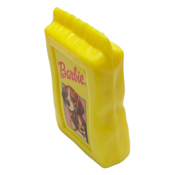 Mattel Barbie Doll Size Yellow Beagle Label Puppy Dog Food Accessory Part