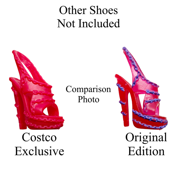 Monster High Costco Skultimate Create-A-Monster Ghost Doll Replacement Pink Shoes