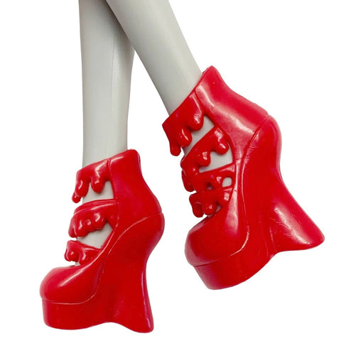 Monster High Love's Not Dead Ghoulia Yelps Doll Replacement Red Shoes