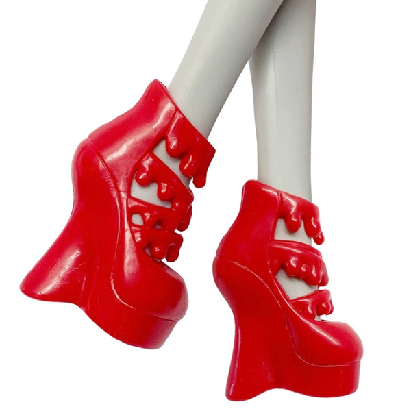 Monster High Love's Not Dead Ghoulia Yelps Doll Replacement Red Shoes