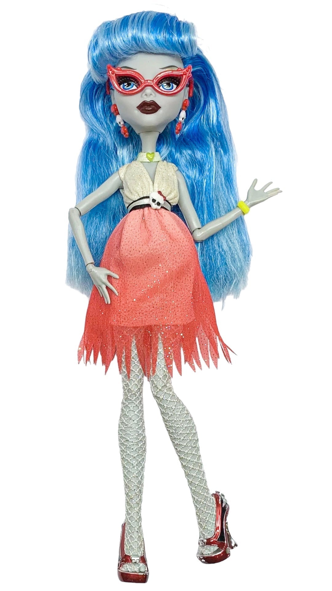 Monster High Ghoulia Yelps Dawn Of The Dance Doll With Dress Outfit