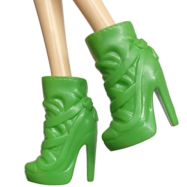 Winx Club Layla / Aisha Doll Size Replacement Shoes Green Heel Boots