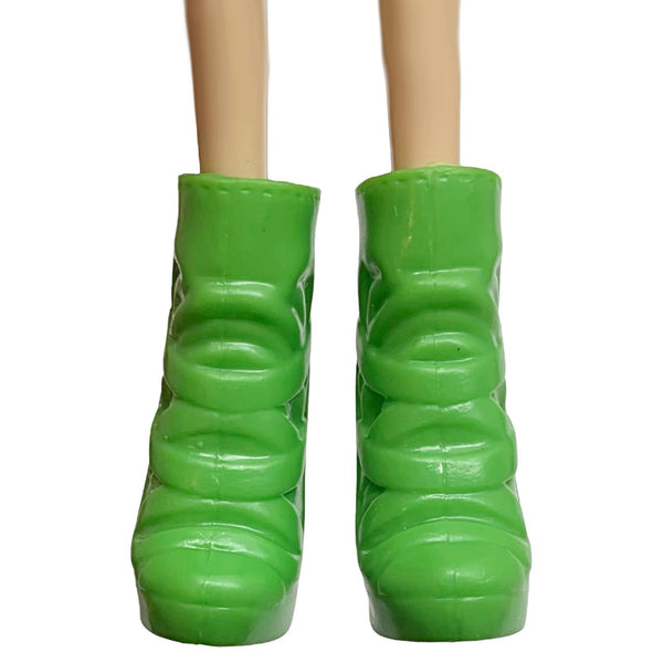 Winx Club Layla / Aisha Doll Size Replacement Shoes Green Heel Boots