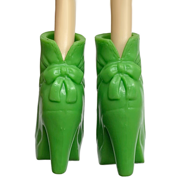 Winx Club Layla / Aisha Doll Size Replacement Shoes Green Heel Boots