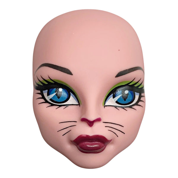 Monster High Cat Create-A-Monster Doll Replacement Pink Cat Head Part