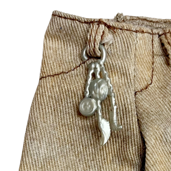 Ever After High First Chapter Hunter Huntsman Doll Replacement Silver Pants Keychain