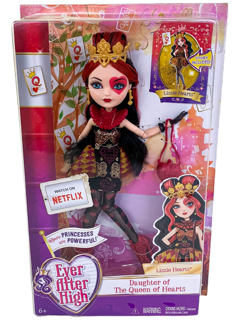 Ever After High Lizzie hearts  Ever after dolls, Ever after high, Ever  after