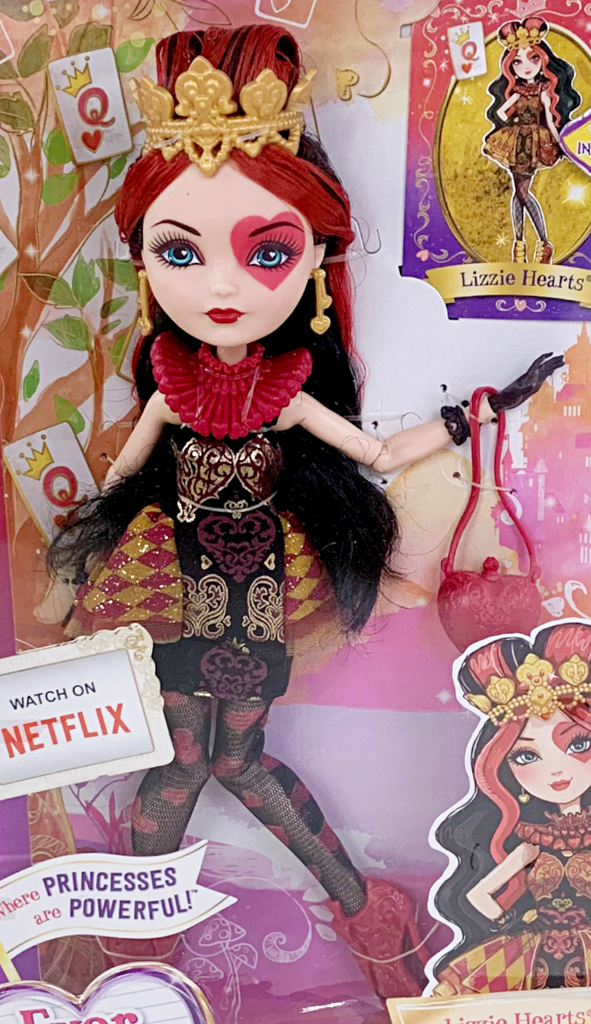 Ever After High LIZZIE HEARTS Ever After ROYAL Doll 1st Edition ORIGINAL  RELEASE 