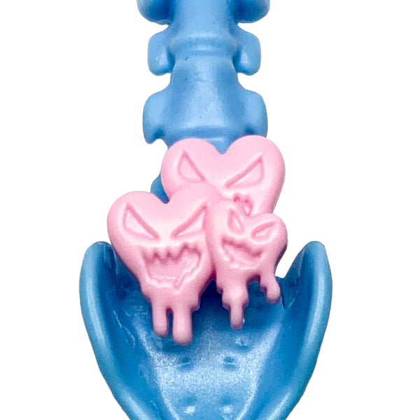 Monster High Inner Monster Fearfully Feisty Doll Replacement Angry Pink Hearts Emoticon Part