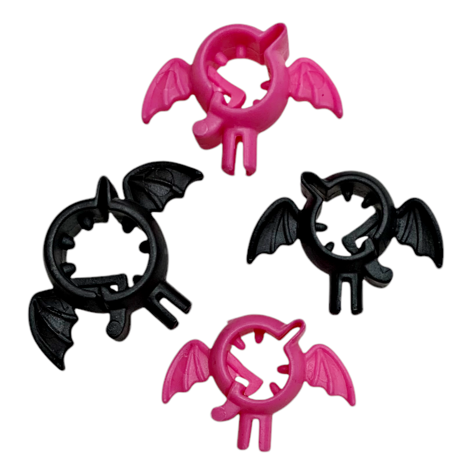 Monster High Draculaura Party Hair Doll Replacement Accessories Black & Pink Clips