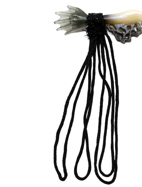 Monster High Freaky Fusion Sirena Von Boo Doll Replacement Black Tassel Arm Cuff Bracelet