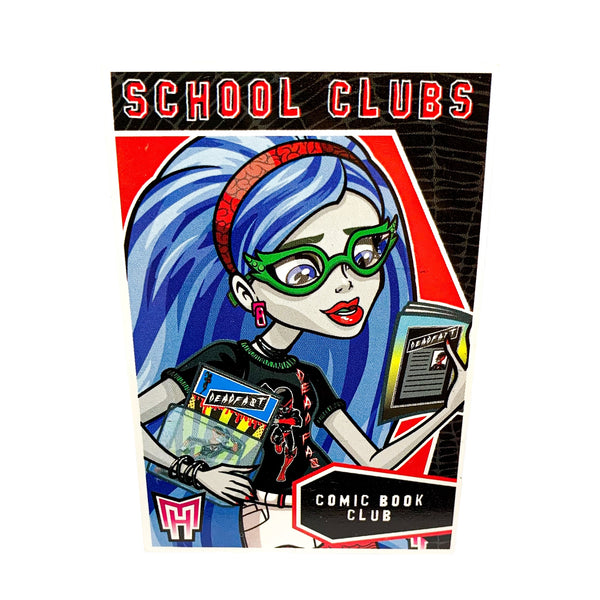 Monster High Comic Book Club Deadfast Ghoulia Fashion Pack Replacement Character Card