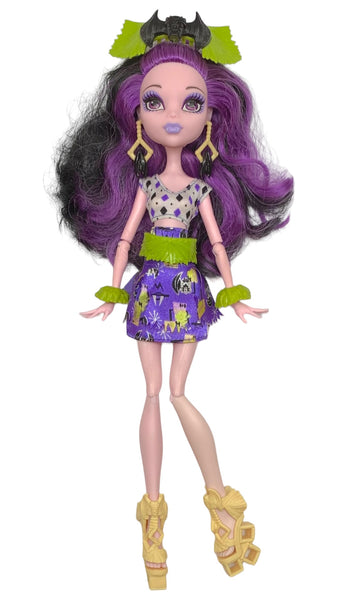 Monster High Ghouls Getaway Elissabat Doll With Headpiece & Outfit