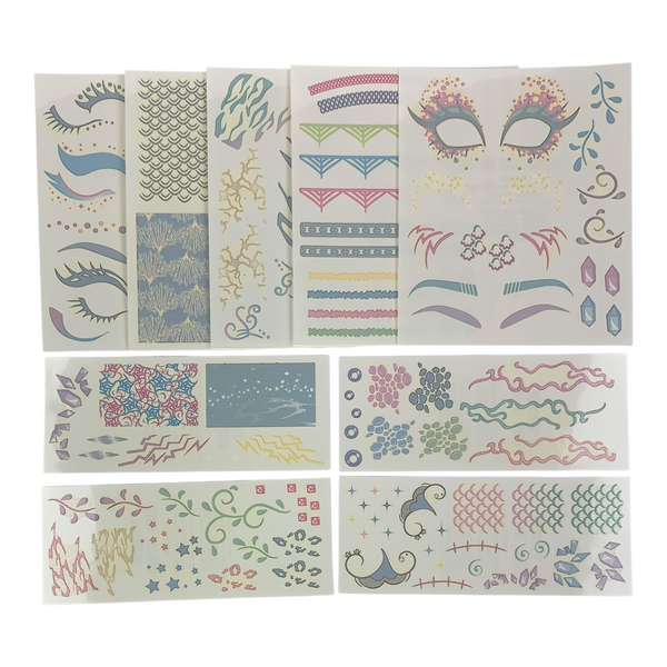 Monster High Gore-Geous Ghoul The Anti-Styling Doll Head Replacement Face Tattoos