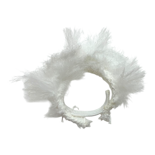 Mattel Enchantimals Danessa Deer Doll Outfit Replacement White Faux Fur Shrug