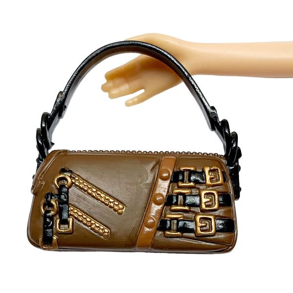 Mattel Barbie My Scene Madison Teen Tees Doll Replacement Brown Purse
