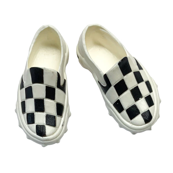 Monster High Deuce Gorgon Ghouls Alive Doll Replacement Black & White Shoes