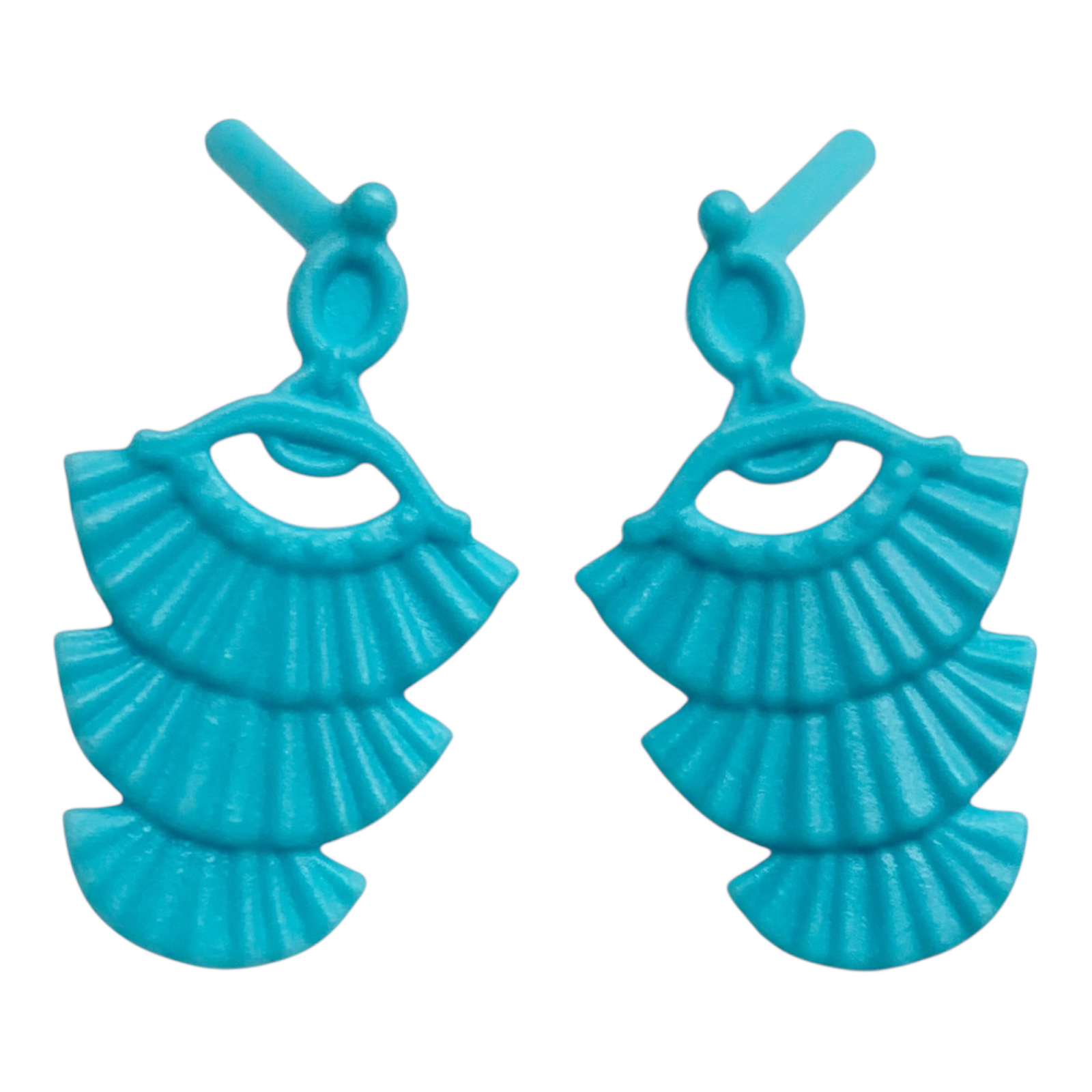 Monster High Cleo De Nile Self-Scare Day Replacement Doll Size Blue Earrings