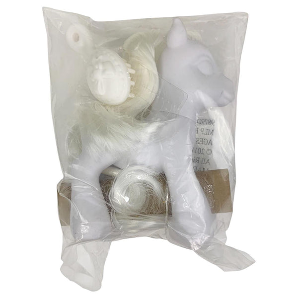My Little Pony Blank All Solid White Pony Figure