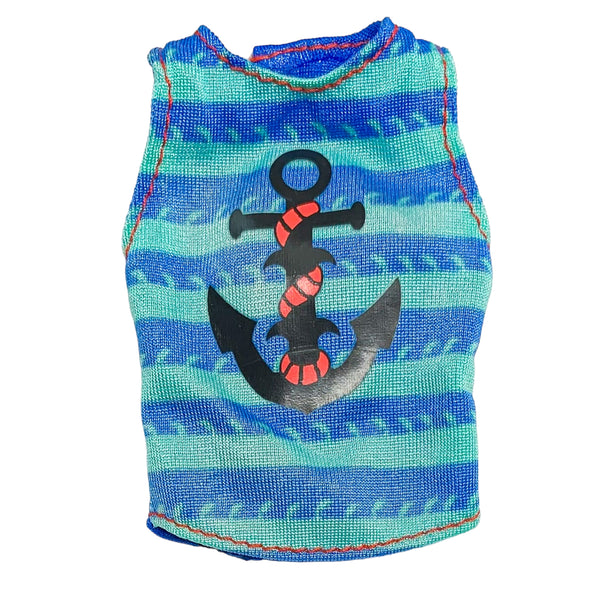 Monster High Shriekwrecked Gil Webber Boy Doll Outfit Replacement Blue Shirt