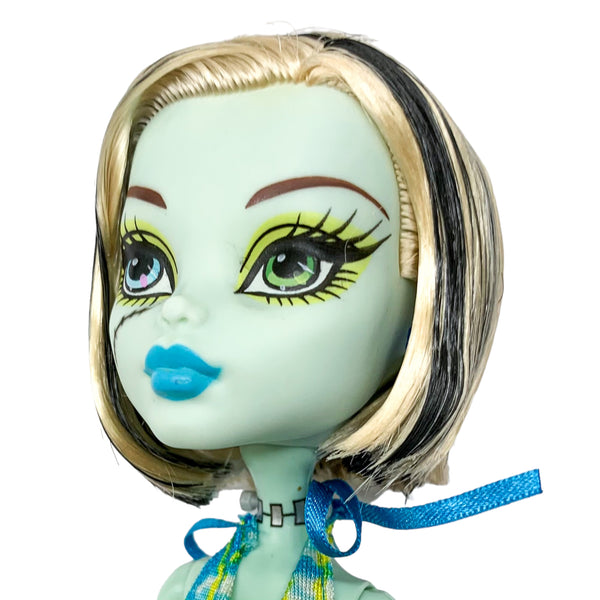 Monster High Skull Shores Blue Variant Frankie Stein Doll With Outfit