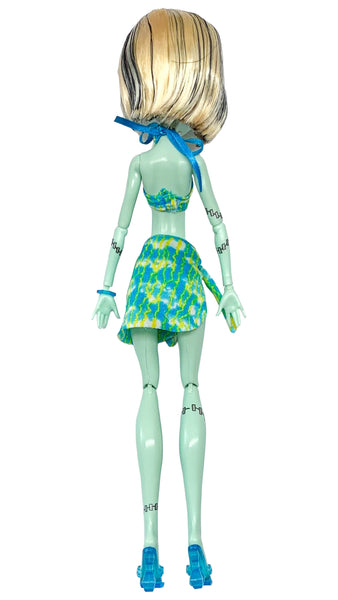 Monster High Skull Shores Blue Variant Frankie Stein Doll With Outfit
