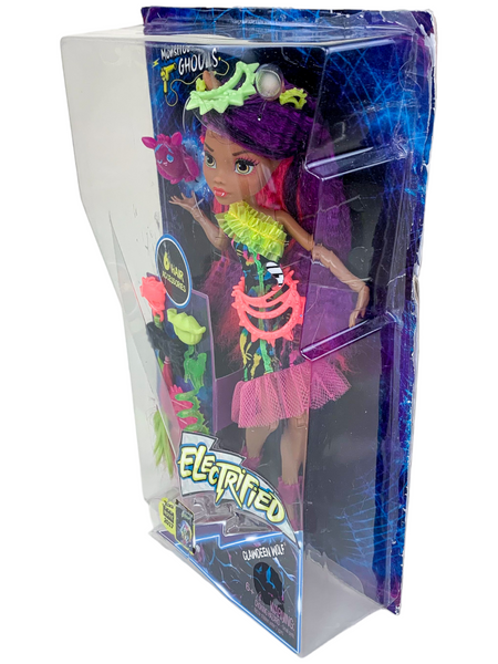 Monster High Electrified Monstrous Hair Ghouls Clawdeen Wolf Doll (DVH70)