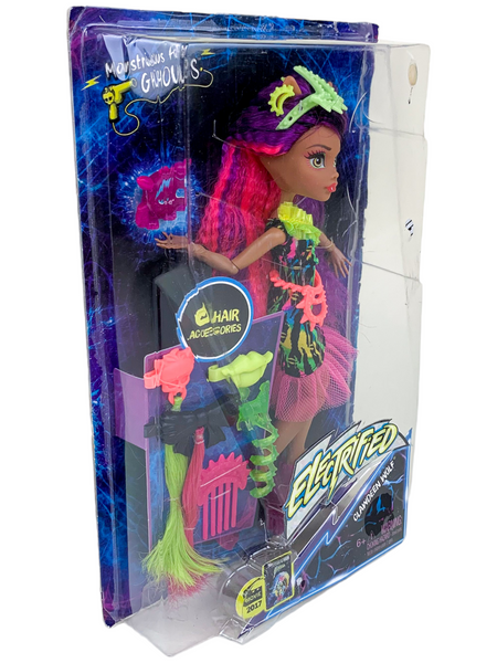 Monster High Electrified Monstrous Hair Ghouls Clawdeen Wolf Doll (DVH70)