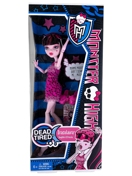 Monster High Dead Tired 2nd Edition Draculaura Doll (X4515)