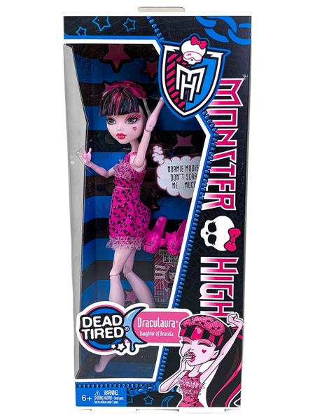 Monster High Dead Tired 2nd Edition Draculaura Doll (X4515)