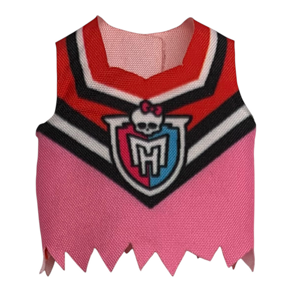 Monster High Toralei Ghoul Spirit G3 Doll Replacement Fearleading Sports Uniform Shirt