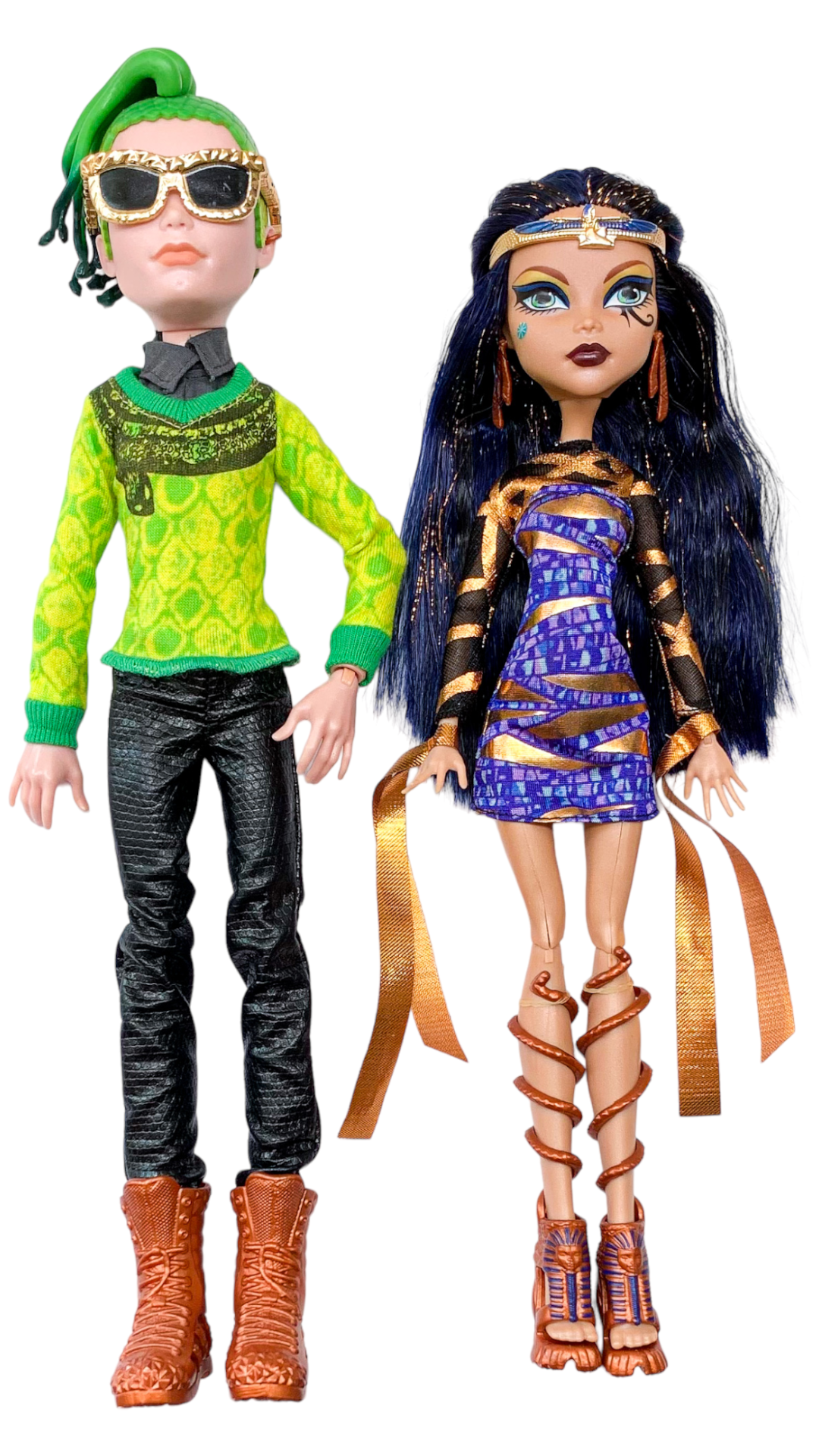  Mattel Monster High Boo York, Boo York Comet-Crossed Couple Cleo  de Nile and Deuce Gorgon Doll, 2-Pack (Discontinued by manufacturer) : Toys  & Games