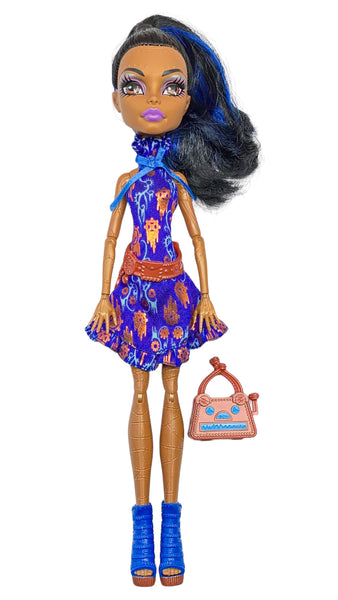 Monster High Robecca Steam Doll & Deluxe Fashion Pack Dress Outfit Bundle Lot