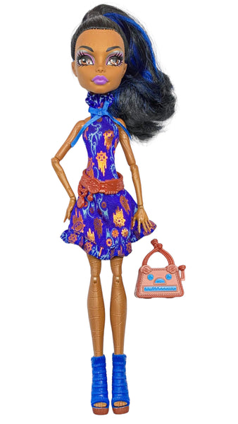 Monster High Robecca Steam Doll & Deluxe Fashion Pack Dress Outfit Bundle Lot
