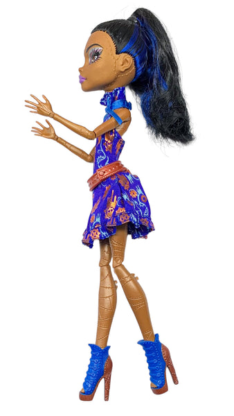 Monster High Robecca Steam Doll & Deluxe Fashion Pack Dress Outfit Bundle Lot