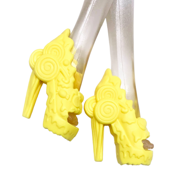 Monster High Inner Monster Spooky Sweet Doll Replacement Yellow Candy Style Shoes