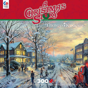 Thomas Kinkade 300 Piece A Christmas Story Holiday Movies Edition Puzzle