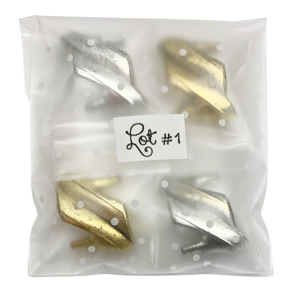 Barbie Doll Size Bundle Vintage Metallic Gold & Silver Heels Dress Shoes Lot #1