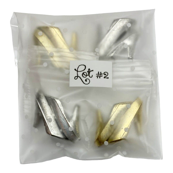 Barbie Doll Size Bundle Vintage Metallic Silver & Gold Heels Dress Shoes Lot #2