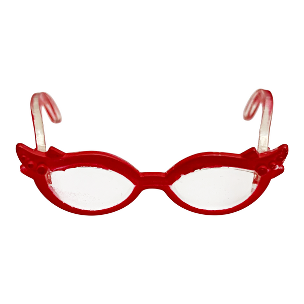 Monster High Ghoulia Yelps Scaris / Ghouls Night Out Doll Replacement Red Glasses