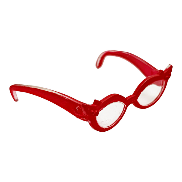 Monster High Ghoulia Yelps Scaris / Ghouls Night Out Doll Replacement Red Glasses