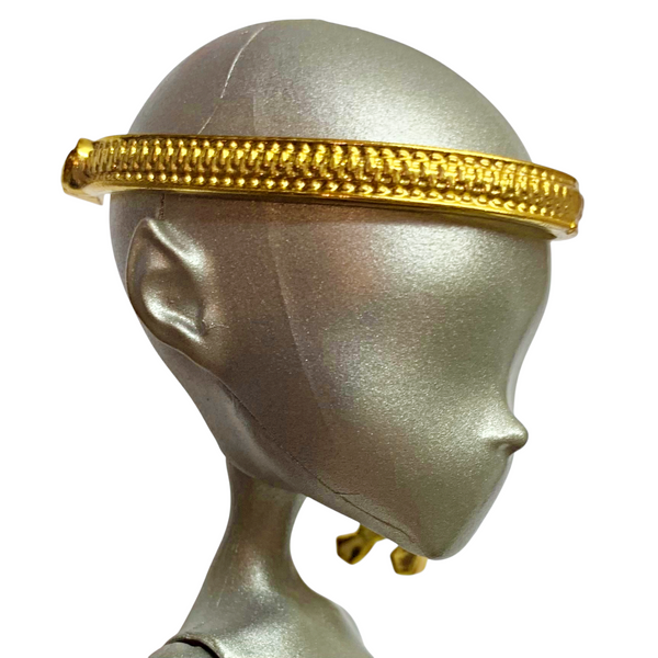 Monster High Clawdeen Wolf 13 Wishes Doll Replacement Gold Headband Crown Headpiece