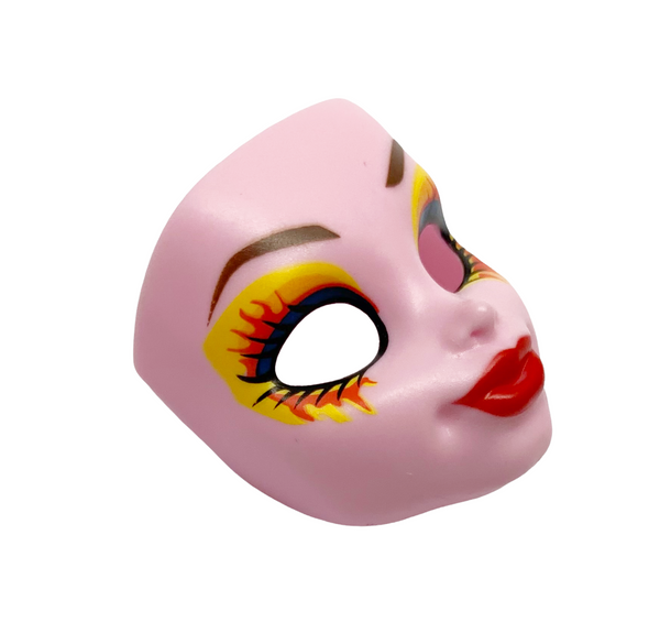 Monster High Inner Monster Fearfully Feisty Doll Replacement Pink Mask Part
