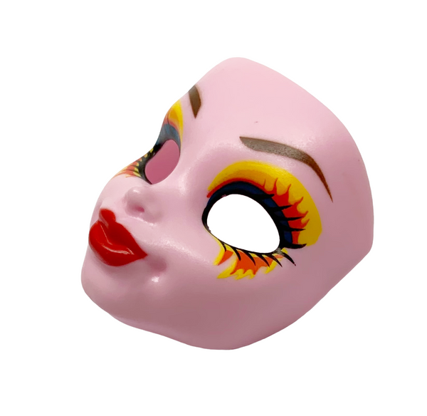 Monster High Inner Monster Fearfully Feisty Doll Replacement Pink Mask Part