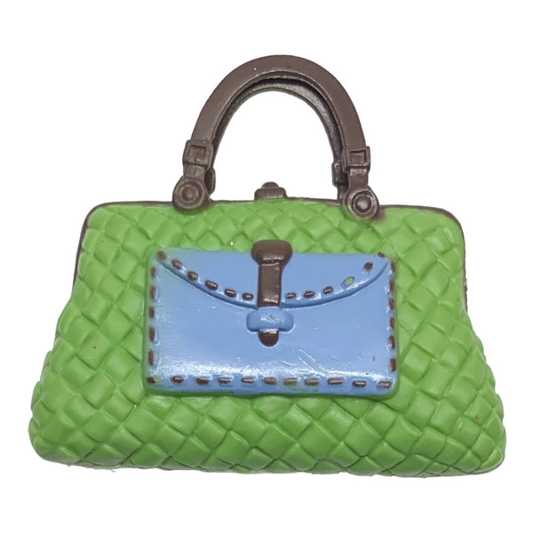 Barbie My Scene Swappin' Styles Doll Replacement Green Purse Handbag Bag Part